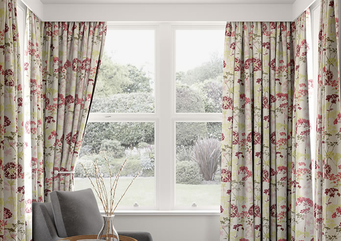 Hedgerow, Magenta - Made to Measure Curtains - Image 3